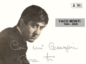 “Portada del disco de Yaco Monti, cantante argentino de música romántica y baladas latinoamericanas”