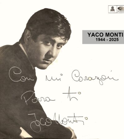 “Portada del disco de Yaco Monti, cantante argentino de música romántica y baladas latinoamericanas”